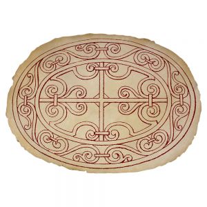 Red Paper Placemats x6